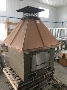 Outdoor brick ovens