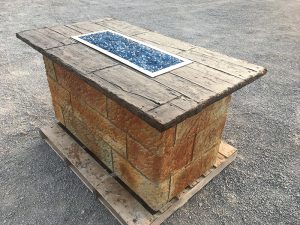 backyard fire table