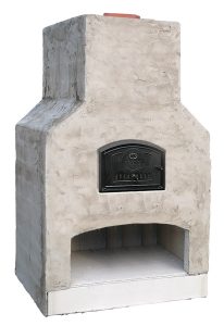 fireplace and pizza oven combo