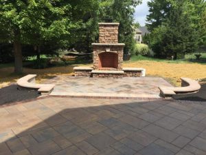 Outdoor fireplace kit - Outdoor kitchen inspiration