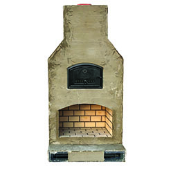Outdoor Fireplace/Brick Oven Combo Unit