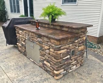 Outdoor Living Spaces - wooster ohio outdoor kitchen