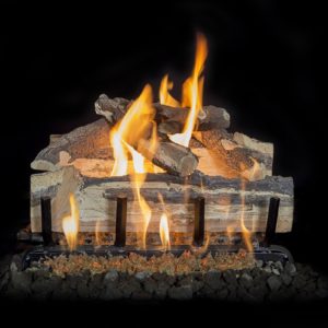 backyard gas fireplace