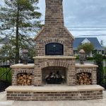 Combo Unit brick oven & fireplace